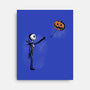 Jack With Pumpkin-None-Stretched-Canvas-Barbadifuoco