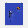 Jack With Pumpkin-None-Matte-Poster-Barbadifuoco