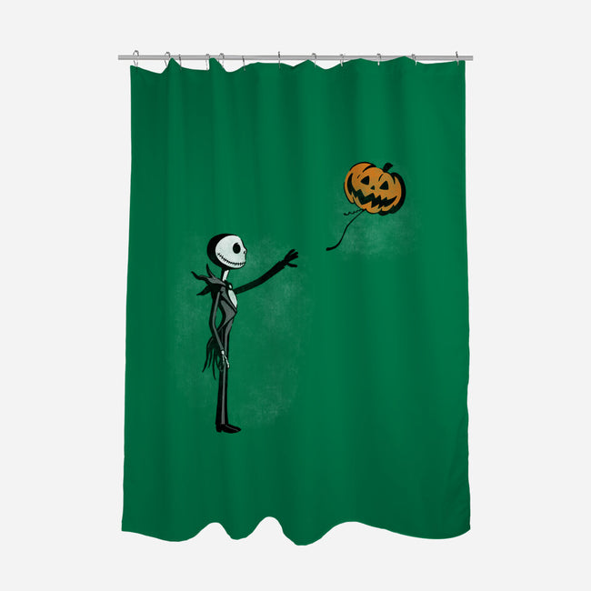 Jack With Pumpkin-None-Polyester-Shower Curtain-Barbadifuoco