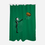 Jack With Pumpkin-None-Polyester-Shower Curtain-Barbadifuoco