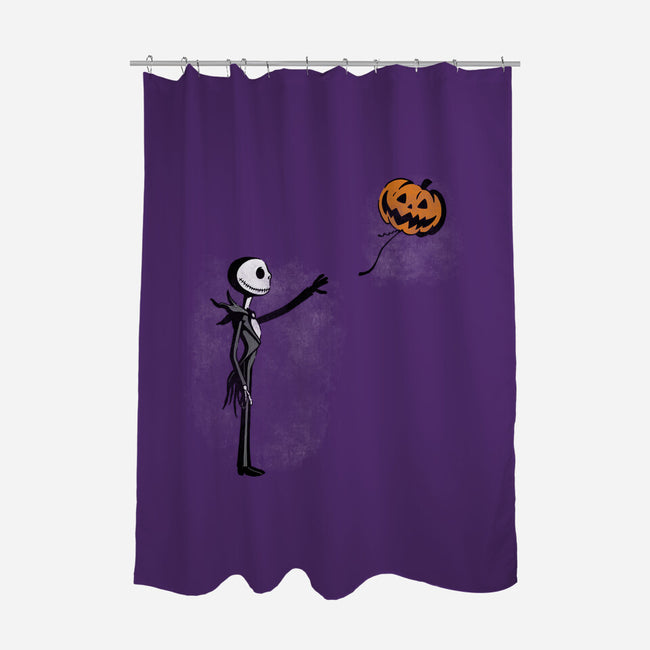 Jack With Pumpkin-None-Polyester-Shower Curtain-Barbadifuoco