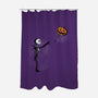 Jack With Pumpkin-None-Polyester-Shower Curtain-Barbadifuoco