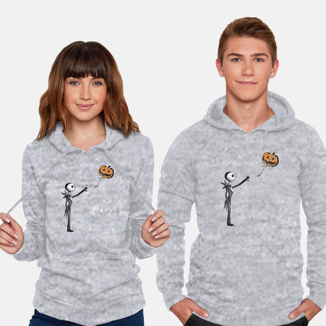 Jack With Pumpkin-Unisex-Pullover-Sweatshirt-Barbadifuoco