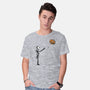 Jack With Pumpkin-Mens-Basic-Tee-Barbadifuoco