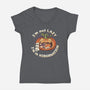I'm In Hibernation-Womens-V-Neck-Tee-Freecheese