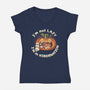 I'm In Hibernation-Womens-V-Neck-Tee-Freecheese