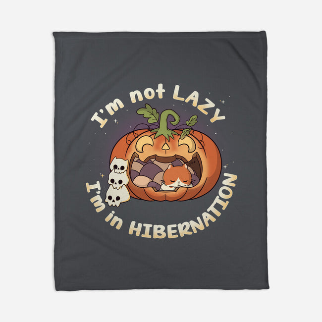 I'm In Hibernation-None-Fleece-Blanket-Freecheese