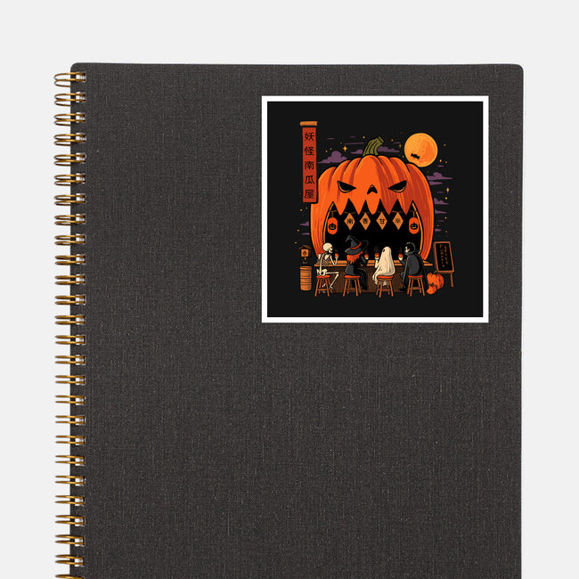Pumpkin Spice Station-None-Glossy-Sticker-erion_designs