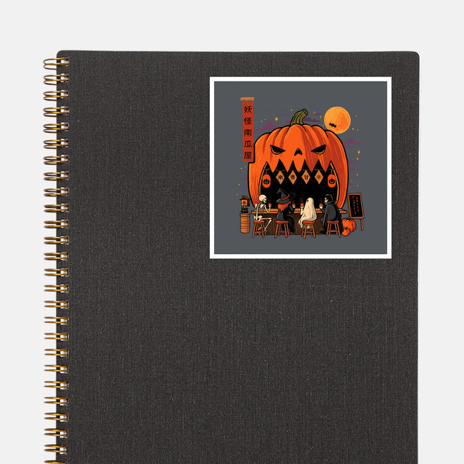 Pumpkin Spice Station-None-Glossy-Sticker-erion_designs