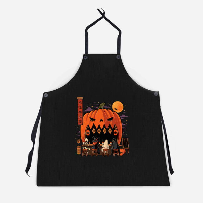 Pumpkin Spice Station-Unisex-Kitchen-Apron-erion_designs