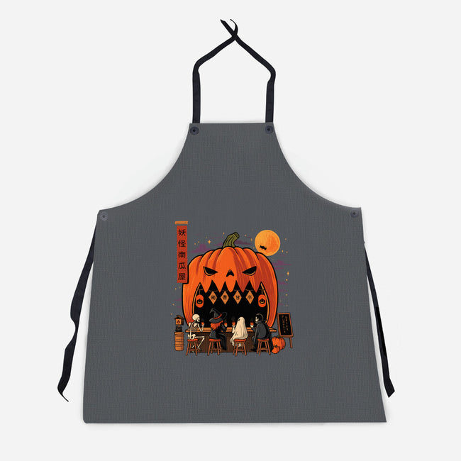 Pumpkin Spice Station-Unisex-Kitchen-Apron-erion_designs