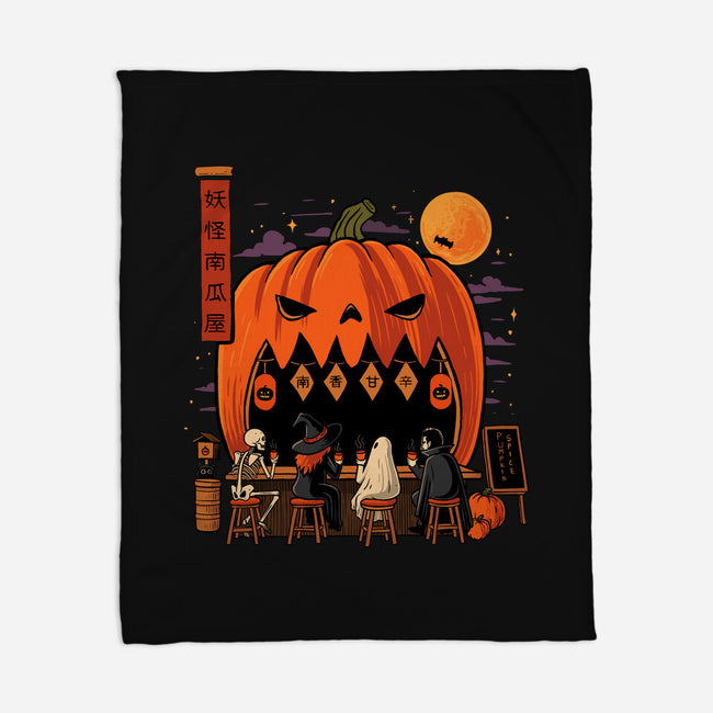 Pumpkin Spice Station-None-Fleece-Blanket-erion_designs