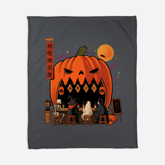 Pumpkin Spice Station-None-Fleece-Blanket-erion_designs