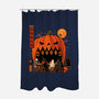 Pumpkin Spice Station-None-Polyester-Shower Curtain-erion_designs