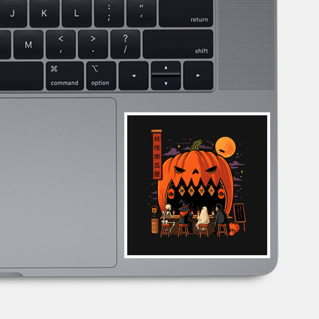 Pumpkin Spice Station-None-Glossy-Sticker-erion_designs