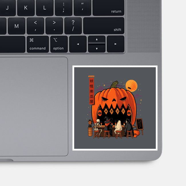 Pumpkin Spice Station-None-Glossy-Sticker-erion_designs