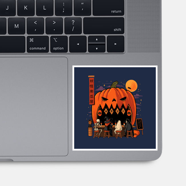 Pumpkin Spice Station-None-Glossy-Sticker-erion_designs