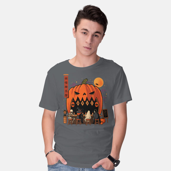 Pumpkin Spice Station-Mens-Basic-Tee-erion_designs