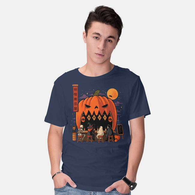 Pumpkin Spice Station-Mens-Basic-Tee-erion_designs