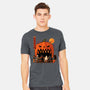 Pumpkin Spice Station-Mens-Heavyweight-Tee-erion_designs