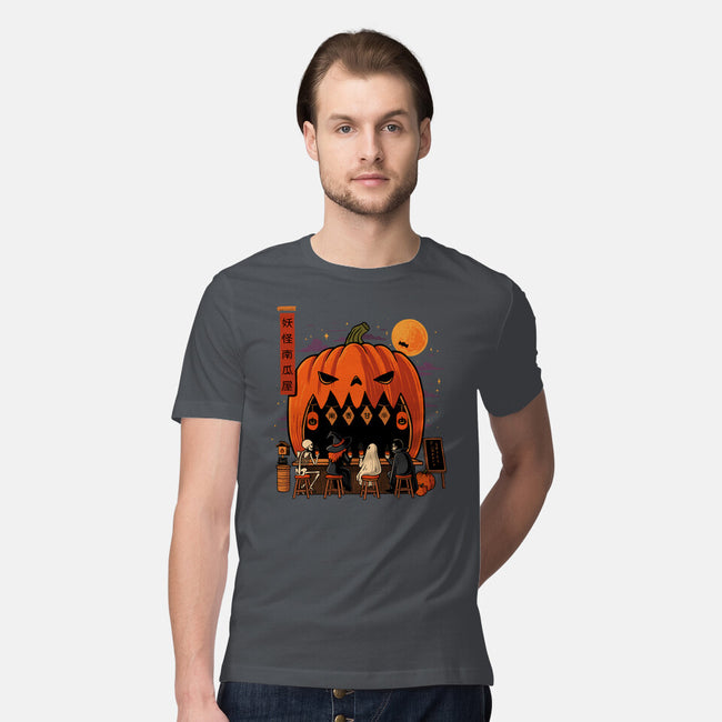Pumpkin Spice Station-Mens-Premium-Tee-erion_designs