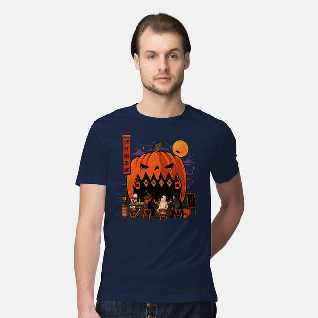 Pumpkin Spice Station-Mens-Premium-Tee-erion_designs