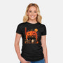 Pumpkin Spice Station-Womens-Fitted-Tee-erion_designs