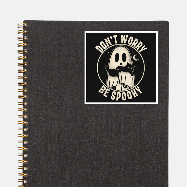 Be Spooky-None-Glossy-Sticker-turborat14
