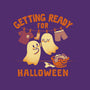 Getting Ready For Halloween-None-Adjustable Tote-Bag-worlddominationforcats