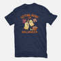 Getting Ready For Halloween-Mens-Basic-Tee-worlddominationforcats