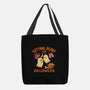 Getting Ready For Halloween-None-Basic Tote-Bag-worlddominationforcats