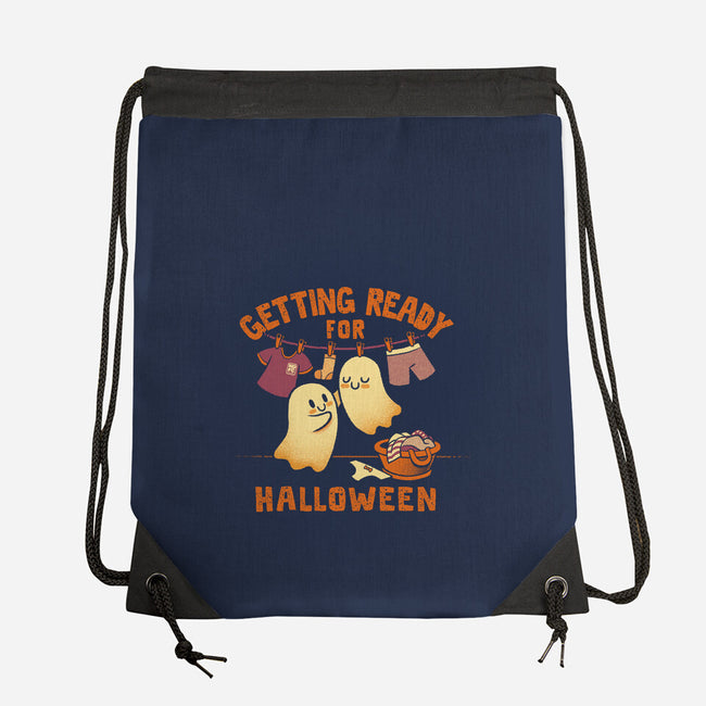 Getting Ready For Halloween-None-Drawstring-Bag-worlddominationforcats