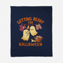 Getting Ready For Halloween-None-Fleece-Blanket-worlddominationforcats