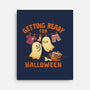 Getting Ready For Halloween-None-Stretched-Canvas-worlddominationforcats