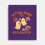 Getting Ready For Halloween-None-Stretched-Canvas-worlddominationforcats