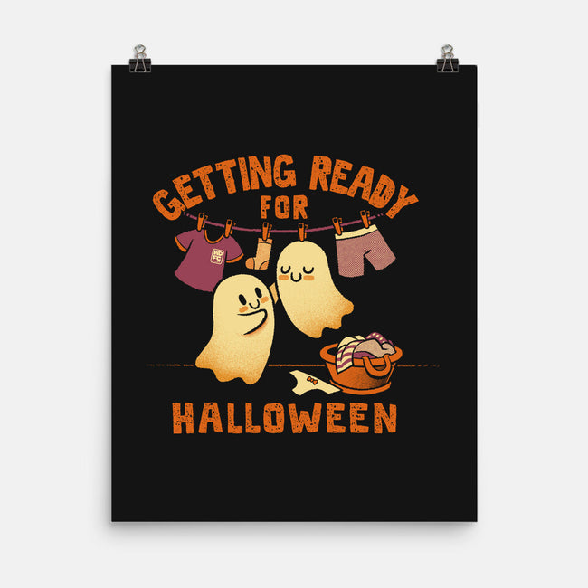 Getting Ready For Halloween-None-Matte-Poster-worlddominationforcats
