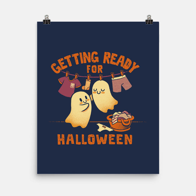 Getting Ready For Halloween-None-Matte-Poster-worlddominationforcats