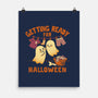 Getting Ready For Halloween-None-Matte-Poster-worlddominationforcats