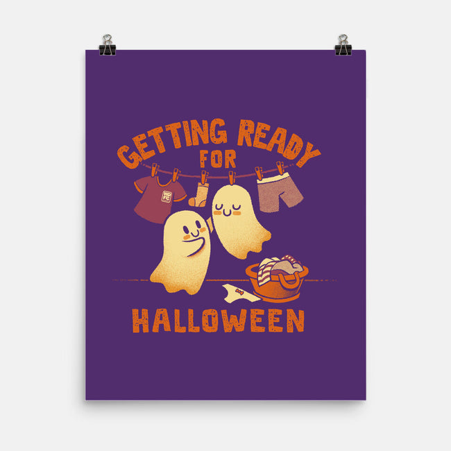 Getting Ready For Halloween-None-Matte-Poster-worlddominationforcats