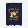 Getting Ready For Halloween-None-Polyester-Shower Curtain-worlddominationforcats