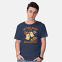 Getting Ready For Halloween-Mens-Basic-Tee-worlddominationforcats