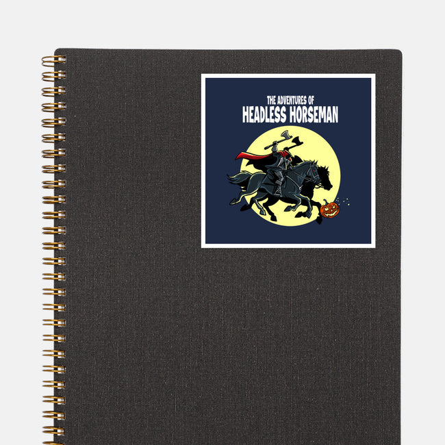 The Adventures Of The Headless Horseman-None-Glossy-Sticker-zascanauta