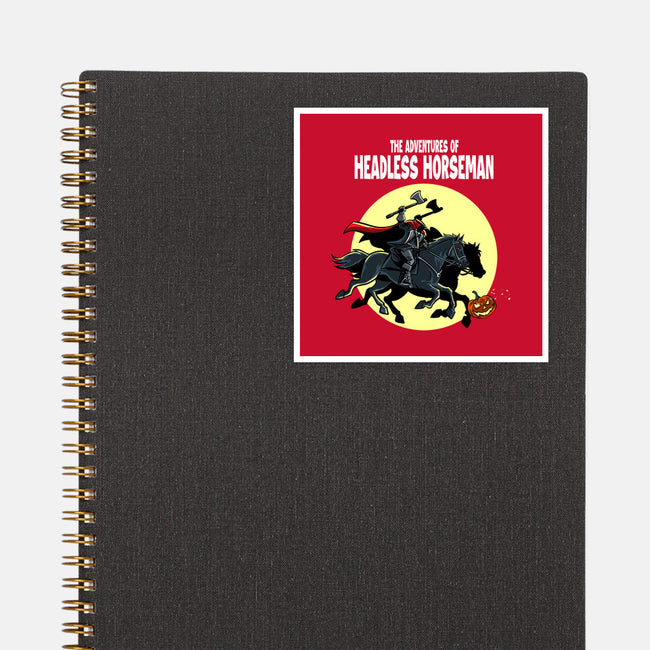The Adventures Of The Headless Horseman-None-Glossy-Sticker-zascanauta