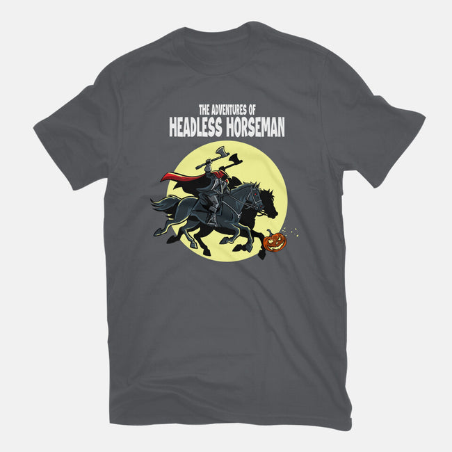 The Adventures Of The Headless Horseman-Womens-Fitted-Tee-zascanauta
