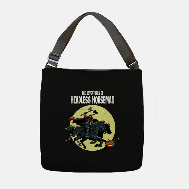 The Adventures Of The Headless Horseman-None-Adjustable Tote-Bag-zascanauta