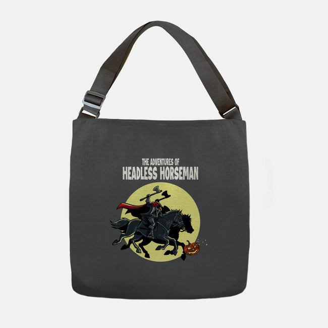 The Adventures Of The Headless Horseman-None-Adjustable Tote-Bag-zascanauta