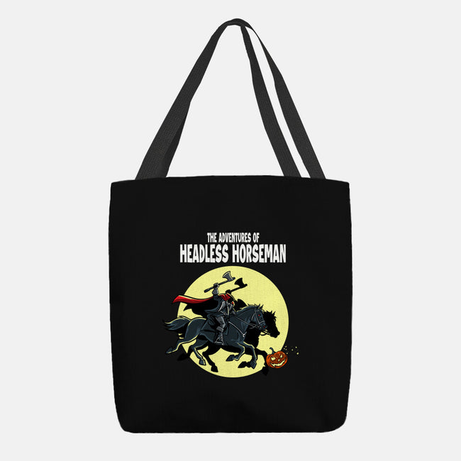 The Adventures Of The Headless Horseman-None-Basic Tote-Bag-zascanauta