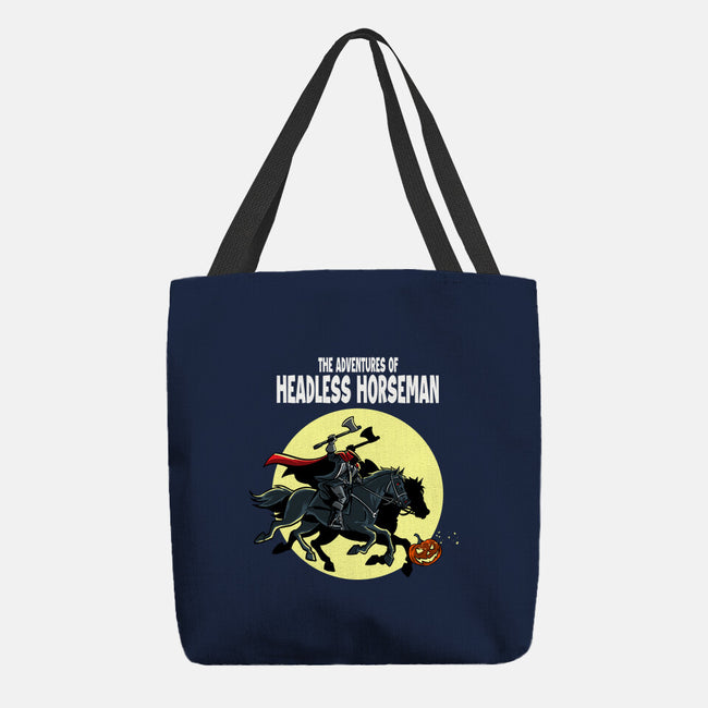 The Adventures Of The Headless Horseman-None-Basic Tote-Bag-zascanauta