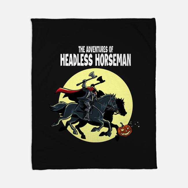 The Adventures Of The Headless Horseman-None-Fleece-Blanket-zascanauta