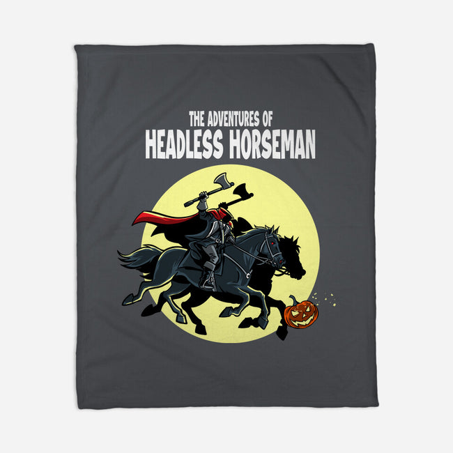 The Adventures Of The Headless Horseman-None-Fleece-Blanket-zascanauta